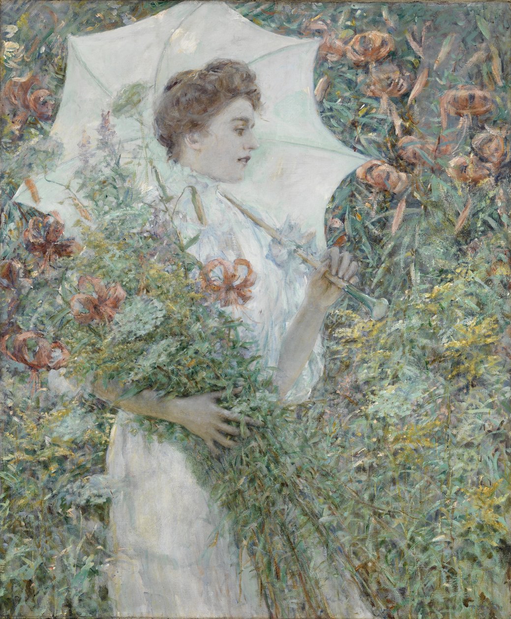 Le parasol blanc - Robert Reid