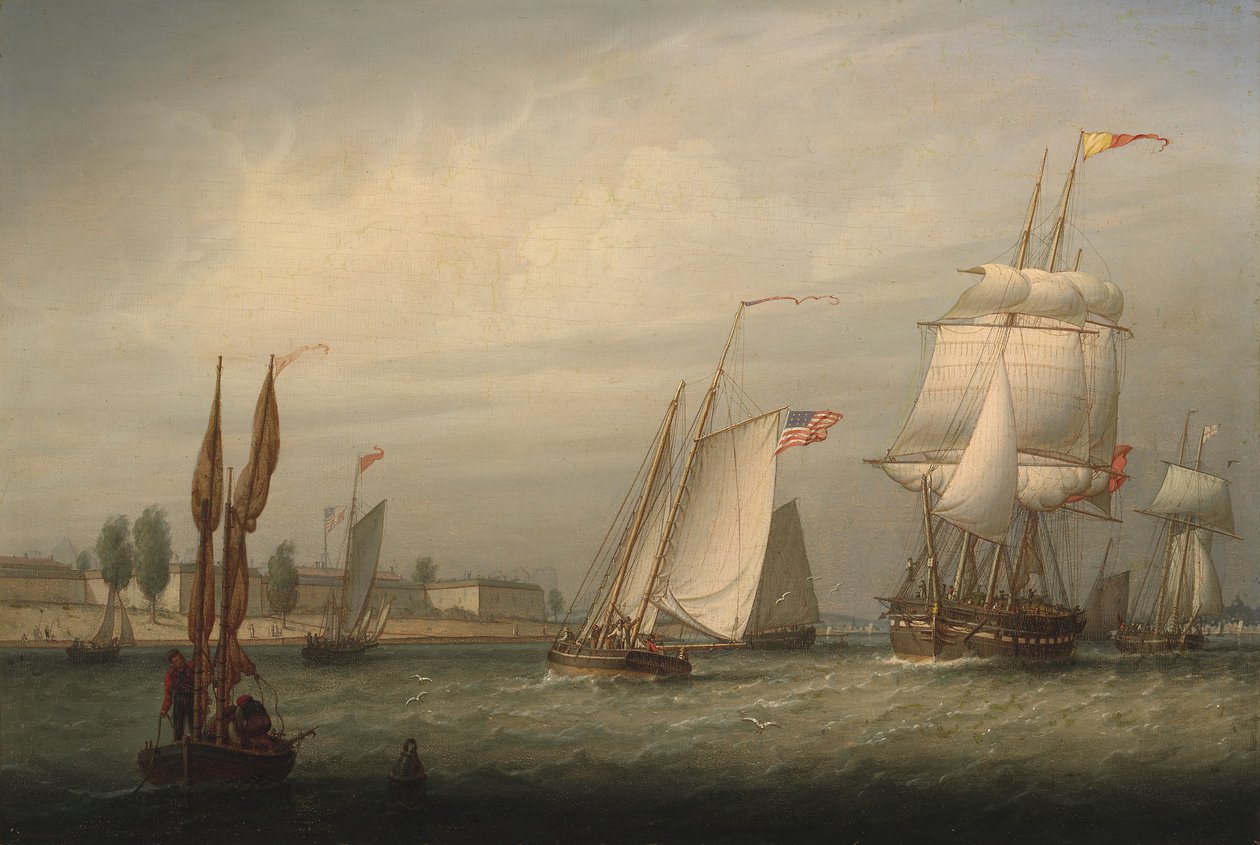 Port de Boston - Robert Salmon