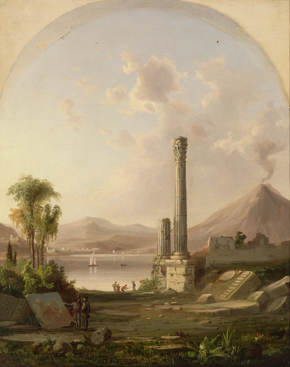 Pompéi, 1855 - Robert Seldon Duncanson
