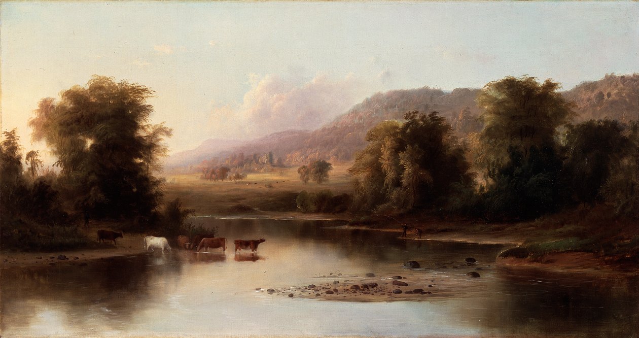 Vue de la rivière Sainte-Anne - Robert Seldon Duncanson