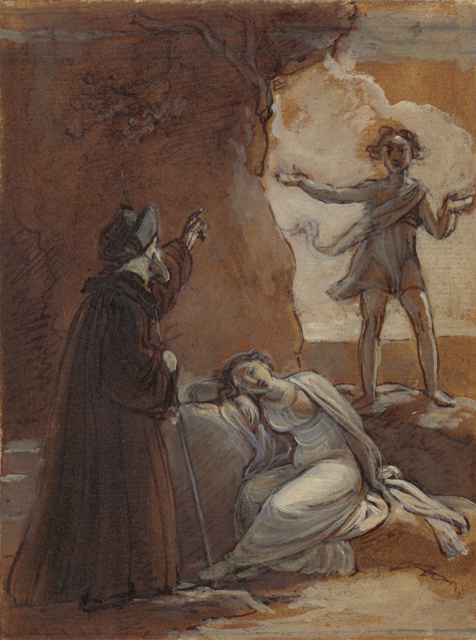 Prospero et Ariel - Robert Smirke