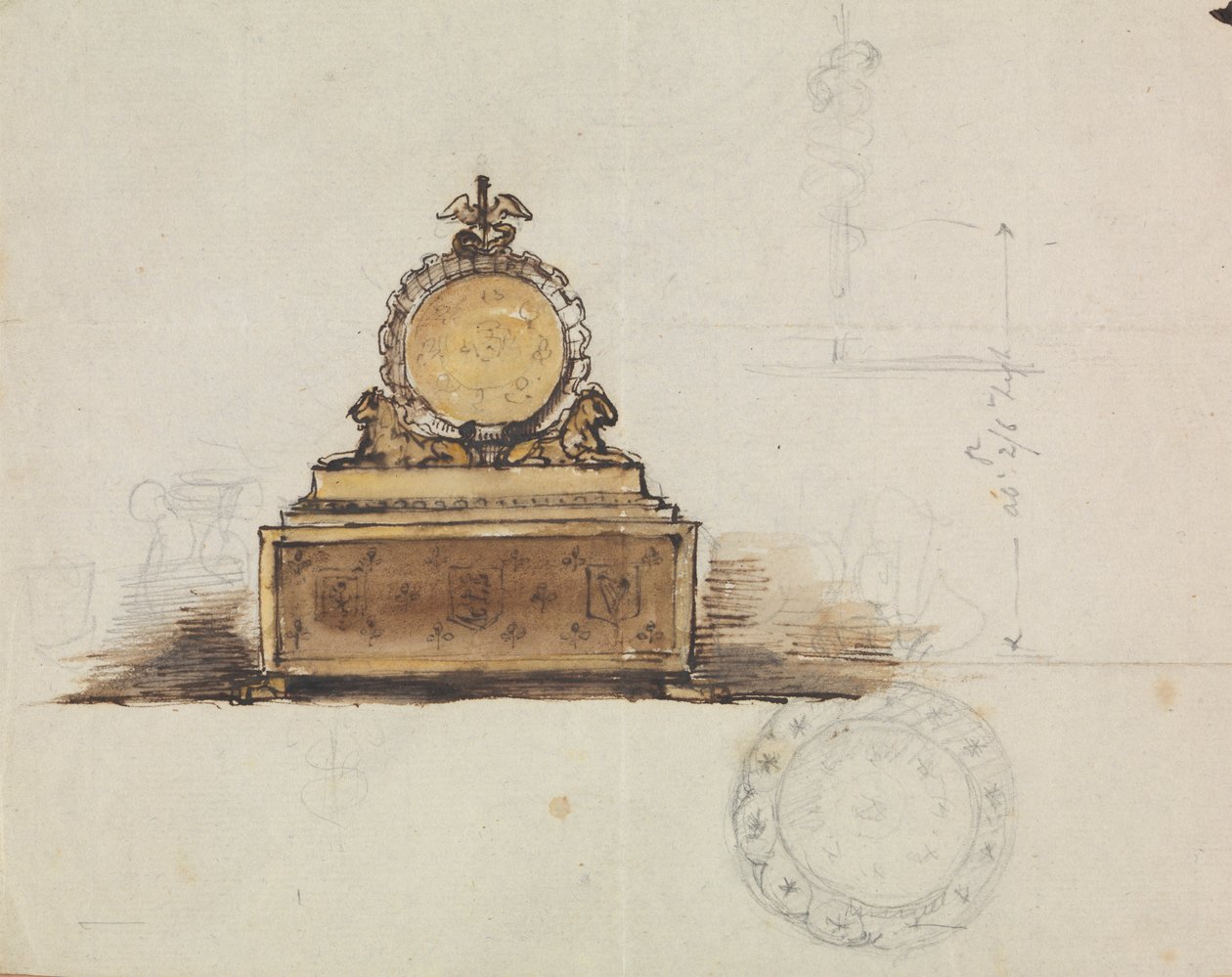 Étude pour un meuble - Robert Smirke