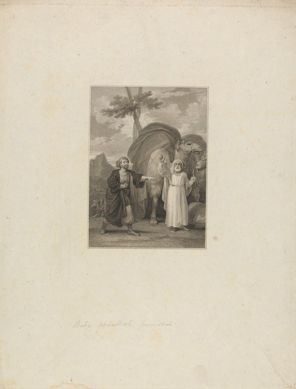 Sans titre : Baba Abdallah puni - Robert Smirke