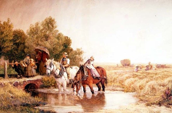 Temps des Foins entre les Averses - Robert Thorne Waite