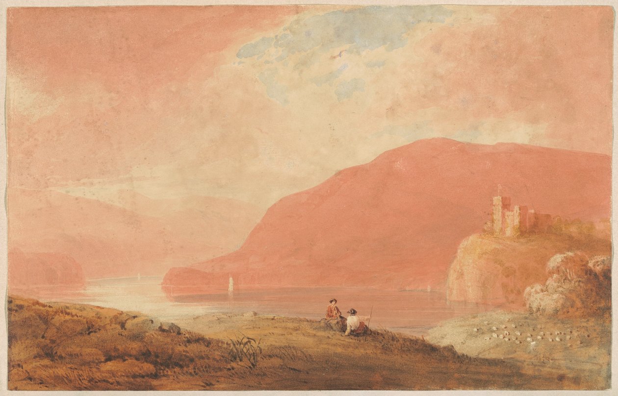 Château sur une rivière - Robert W. Weir