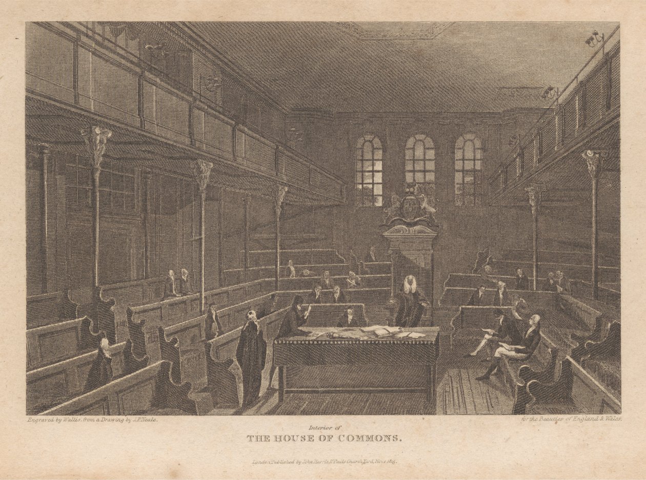 Intérieur de la Chambre des communes - Robert Wallis
