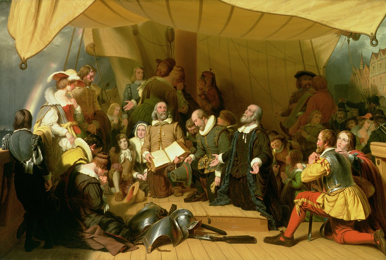 Embarquement des pèlerins - Robert Walter Weir
