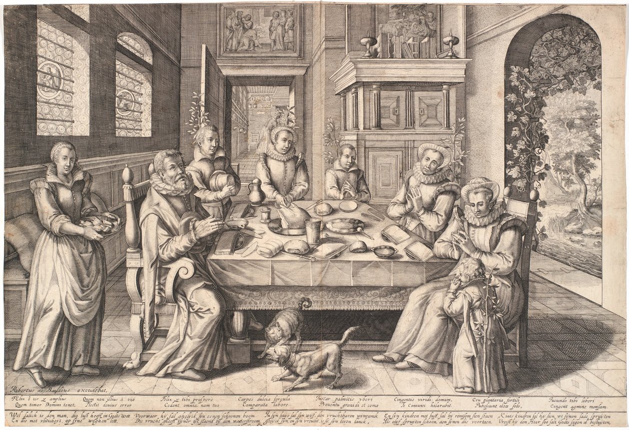 La prière de table - Robert de Baudous