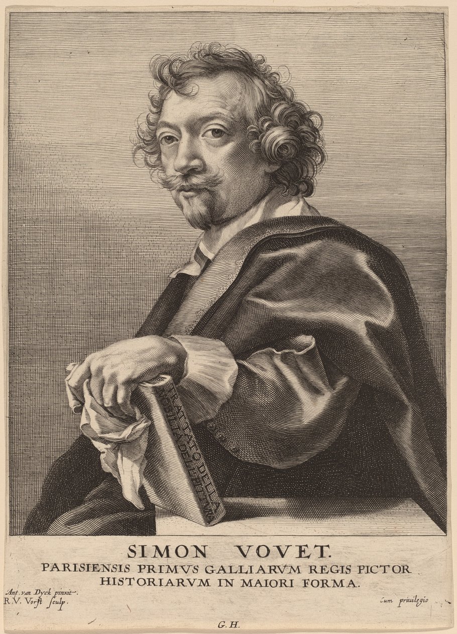 Simon Vouet - Robert van Voerst after Sir Anthony