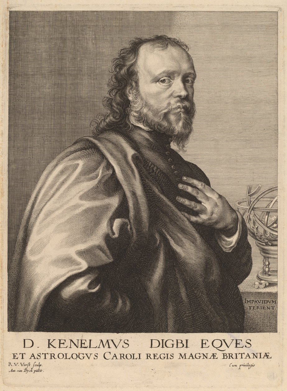 Sir Kenelm Digby - Robert van Voerst after Sir Anthony