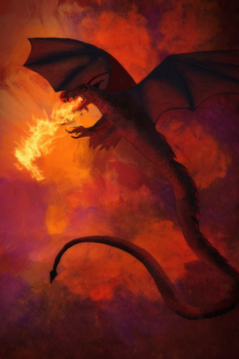 Dragon de feu, 2022 - Roberta Murray