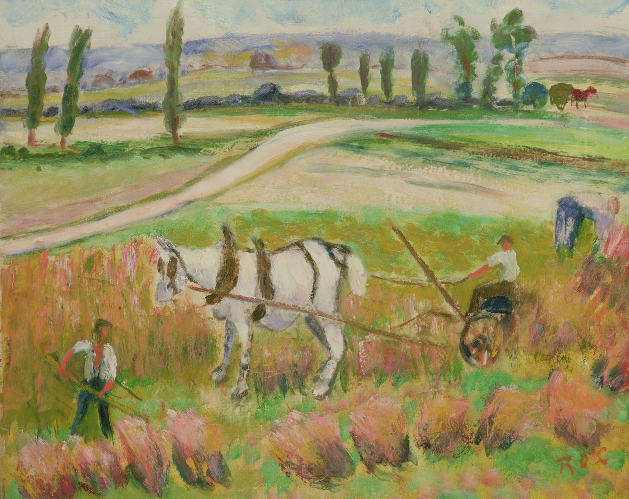 Récolte avec un cheval blanc - Roderic OConor