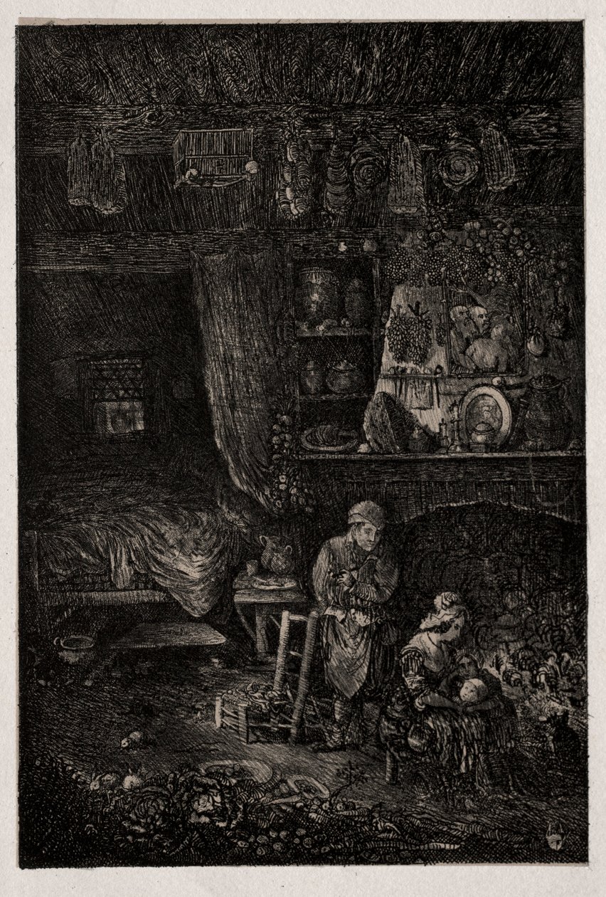 Intérieur flamand, 1856 - Rodolphe Bresdin
