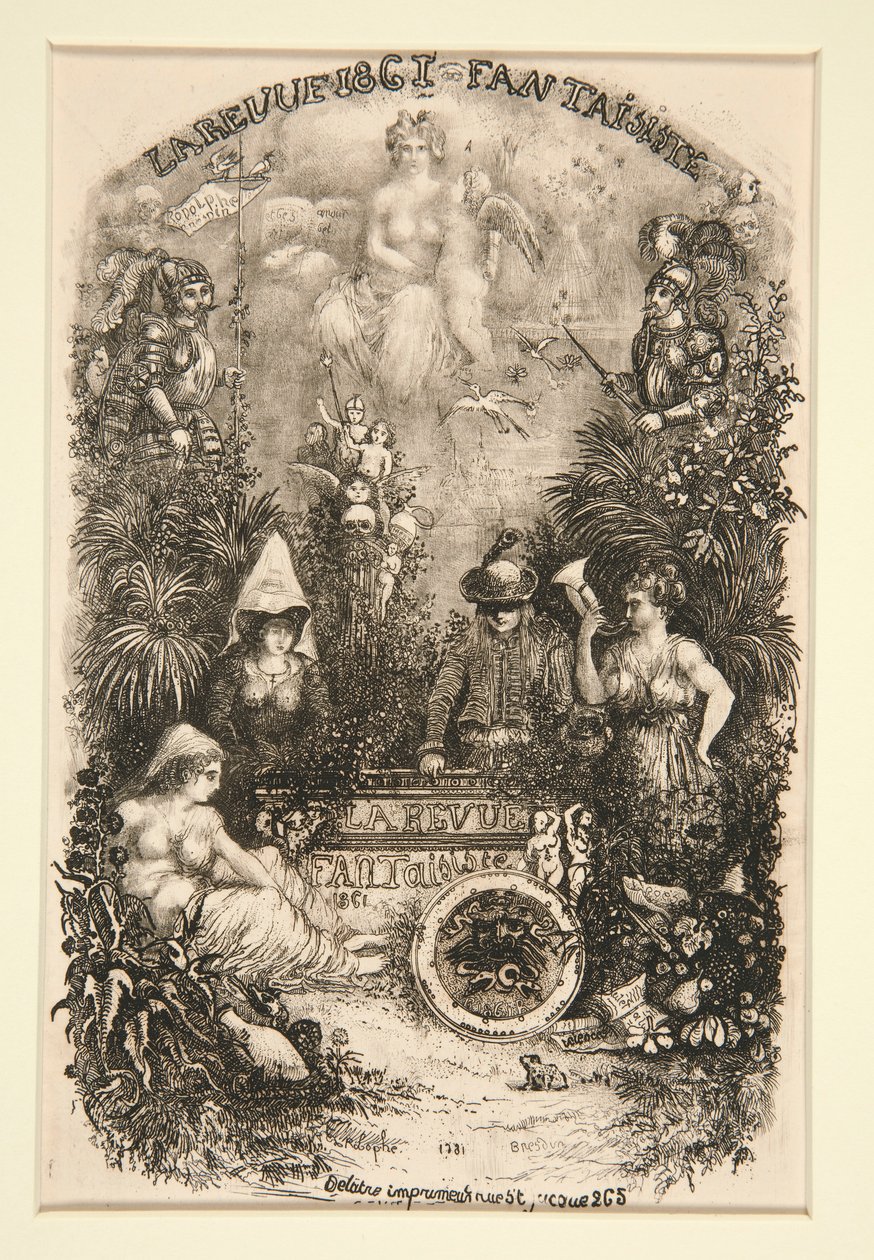Frontispice de - Rodolphe Bresdin