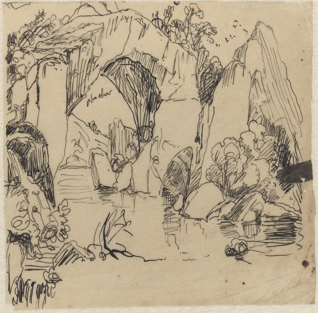 Paysage - Rodolphe Bresdin