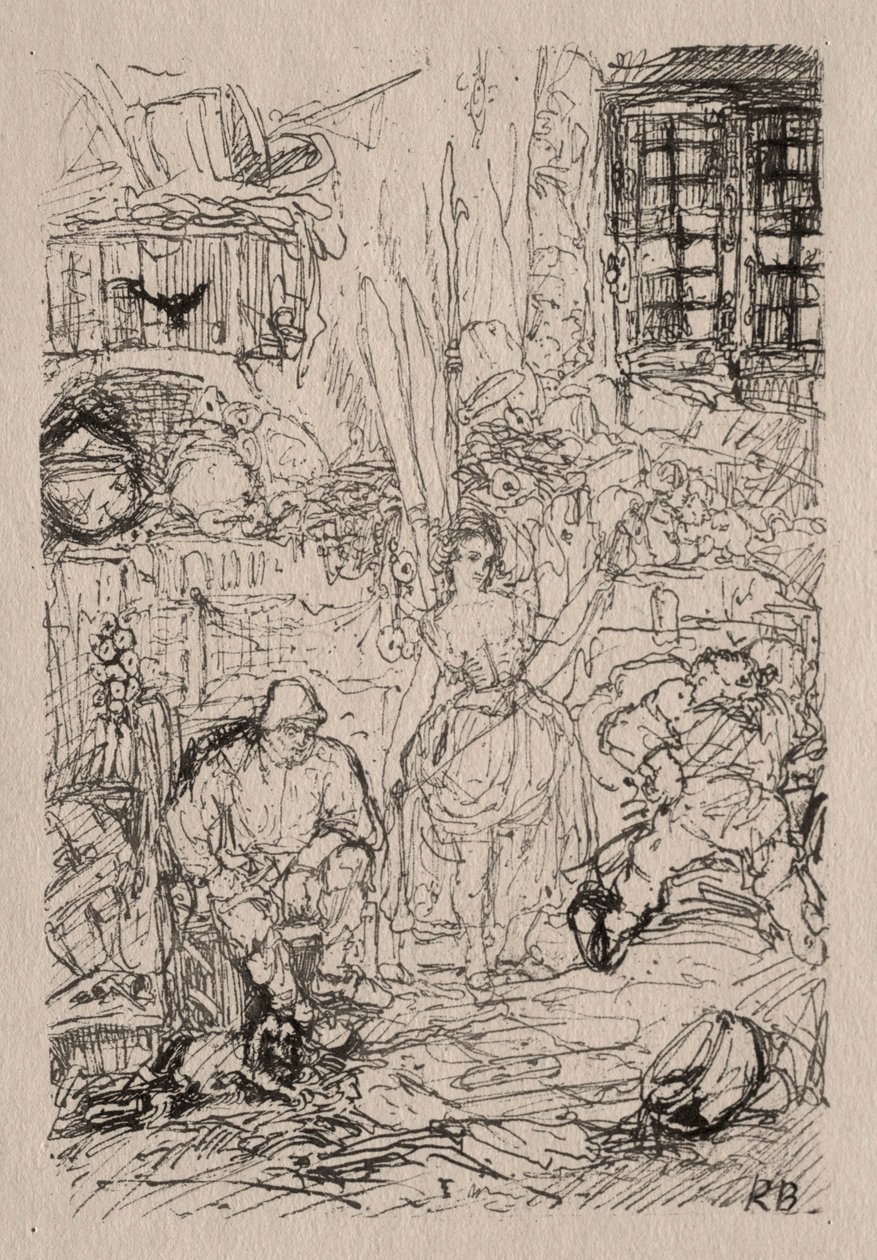 Intérieur de fileuse - Rodolphe Bresdin