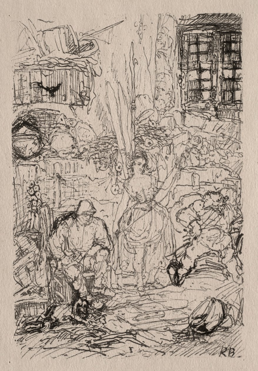 Intérieur de fileuse - Rodolphe Bresdin