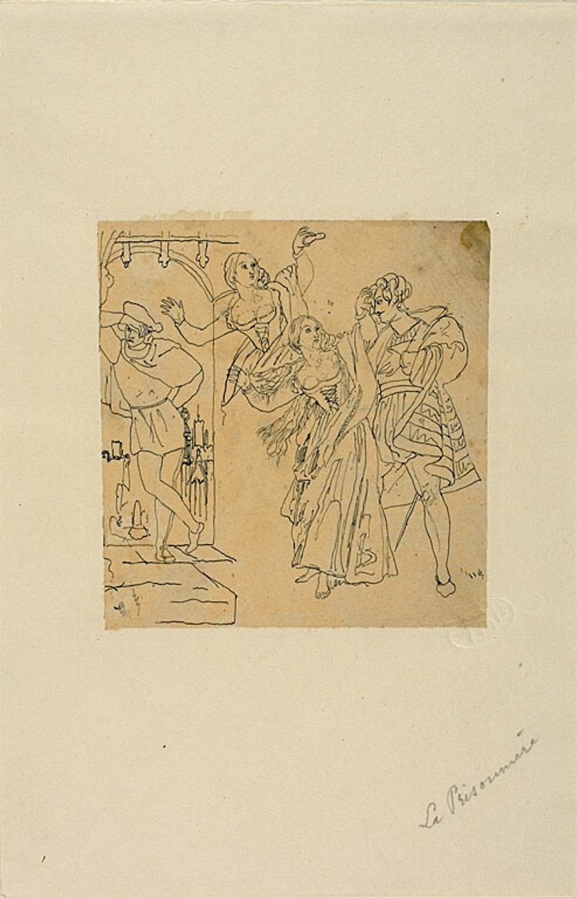 Le prisonnier - Rodolphe Bresdin