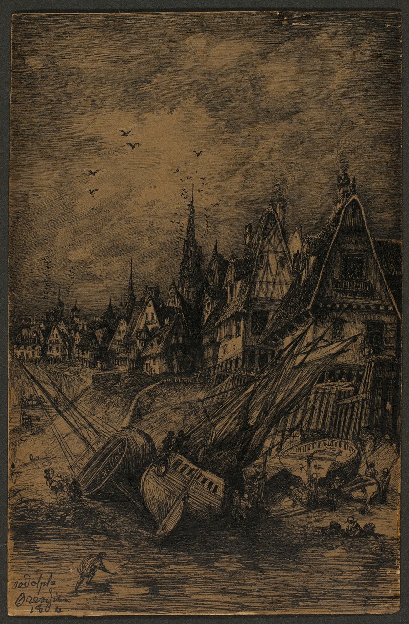 Navires échoués - Rodolphe Bresdin