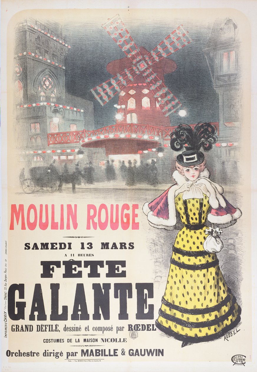 Affiche publicitaire pour une 