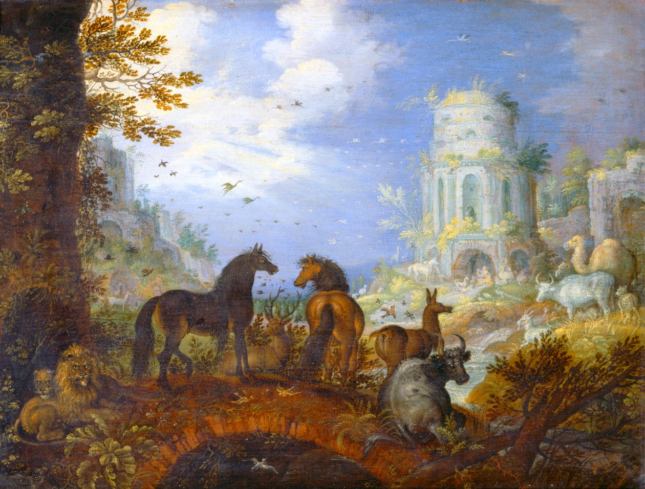 Orphee charmant les animaux … - Roelandt Jacobsz. Savery