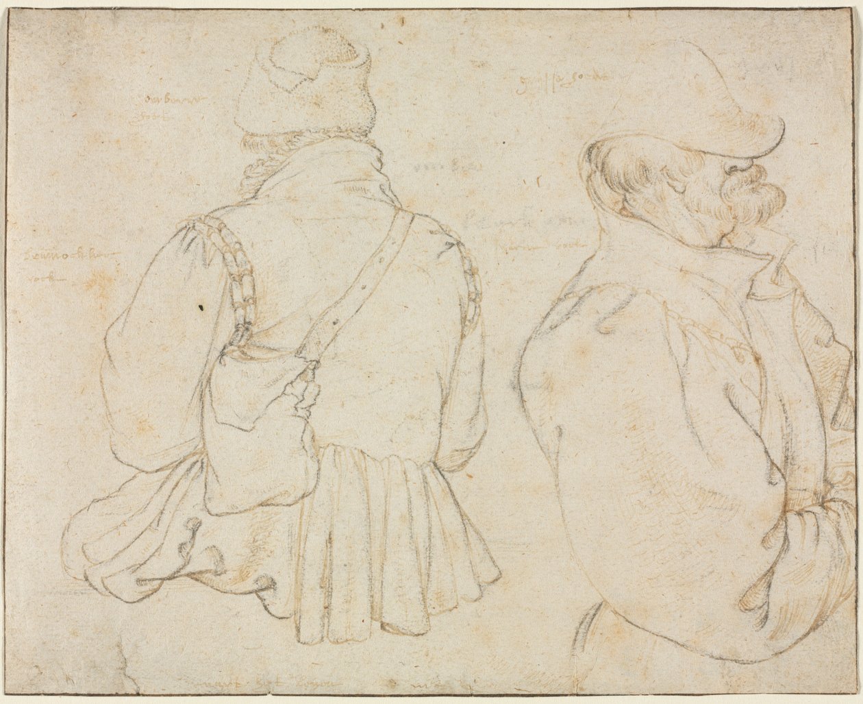 Deux paysans bohèmes en demi-longueur, vers 1605-1610 - Roelant Savery