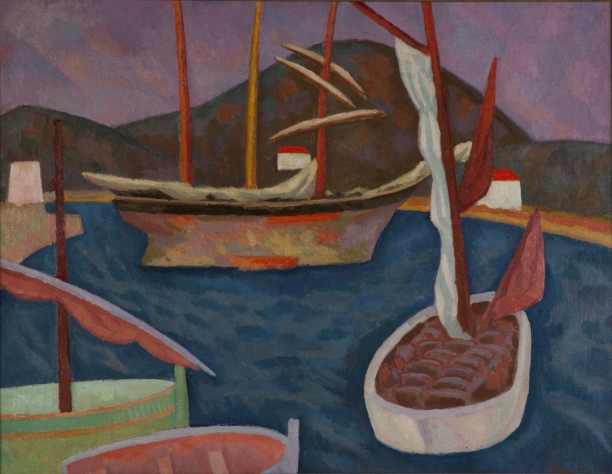 Bateaux dans un port - Roger Eliot Fry
