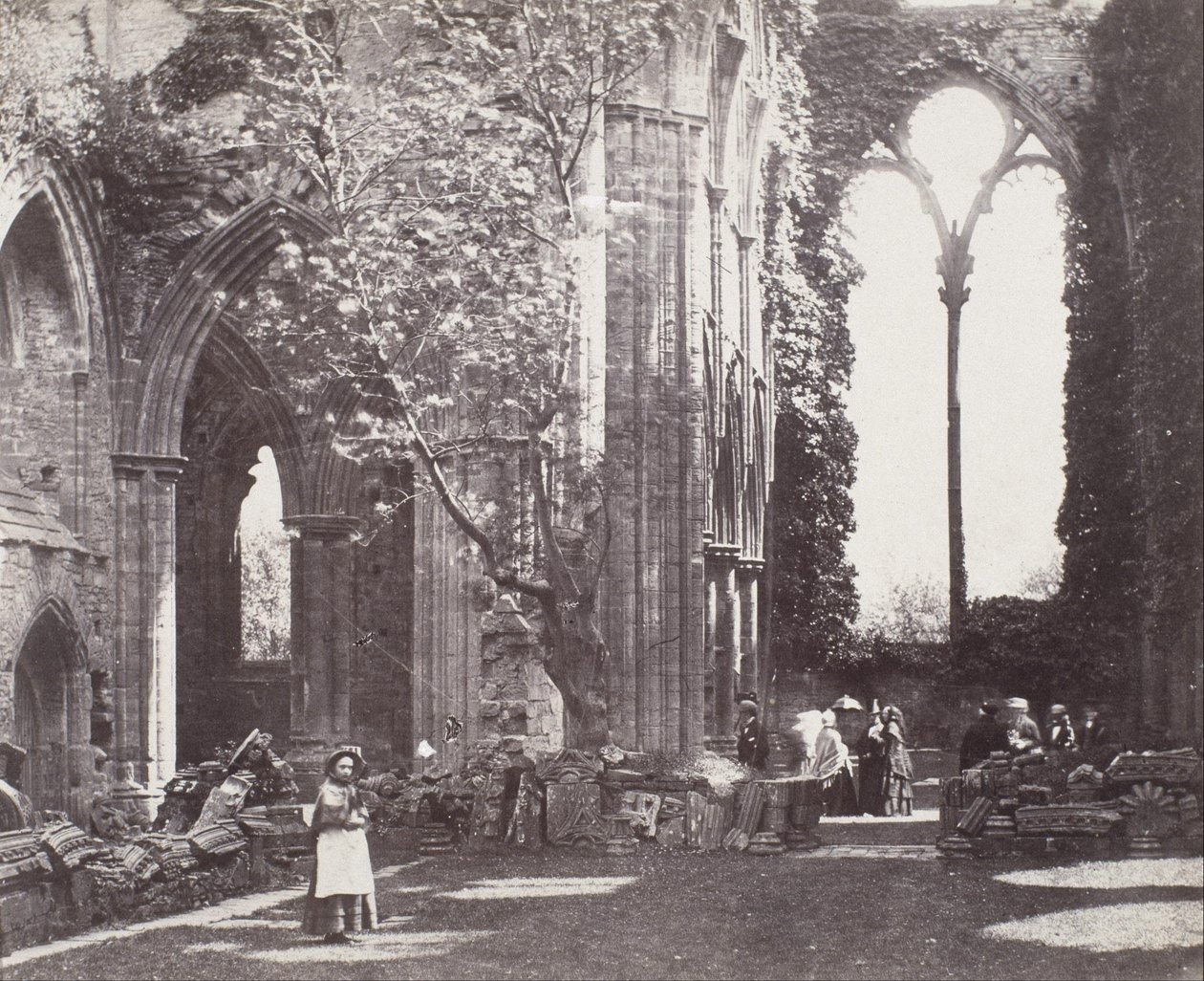 Intérieur - Abbaye de Tintern - Roger Fenton