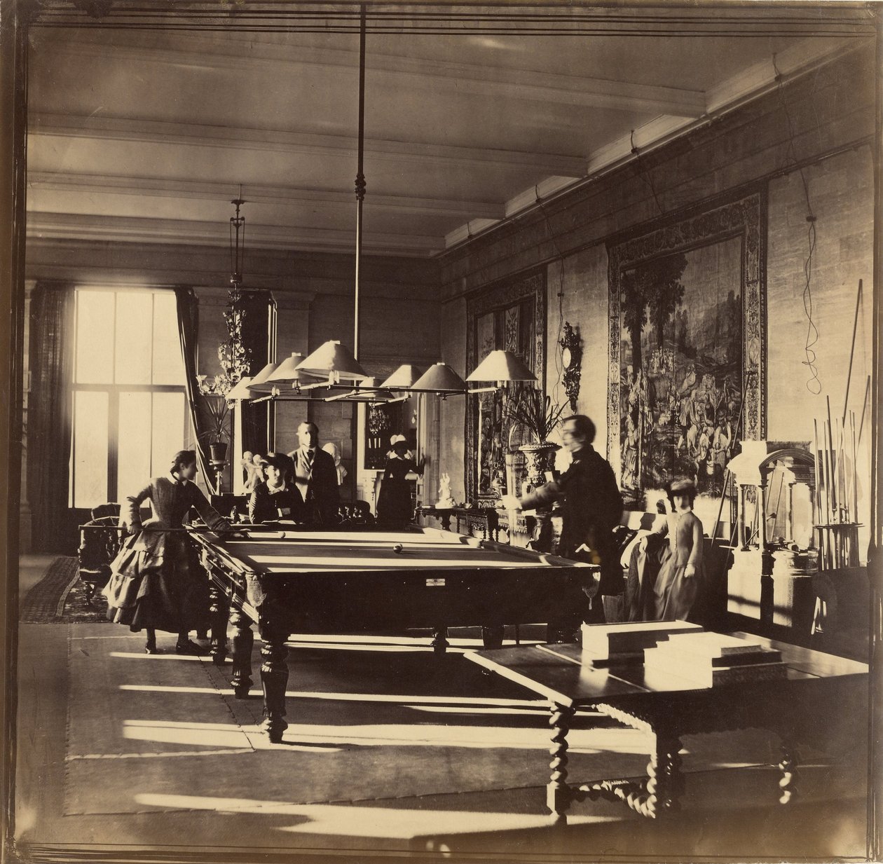 La Salle de billard, Mentmore - Roger Fenton