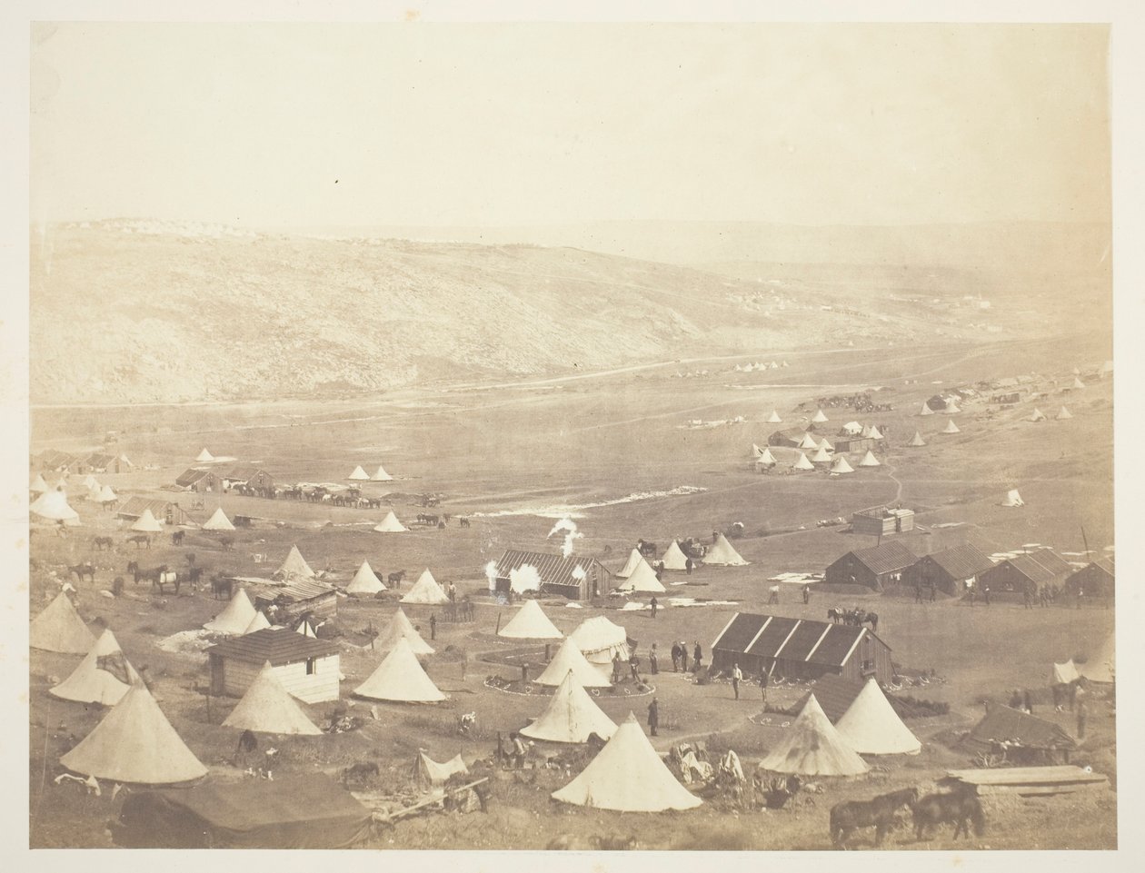 Camp de cavalerie, vue sur Kadikoi - Roger Fenton