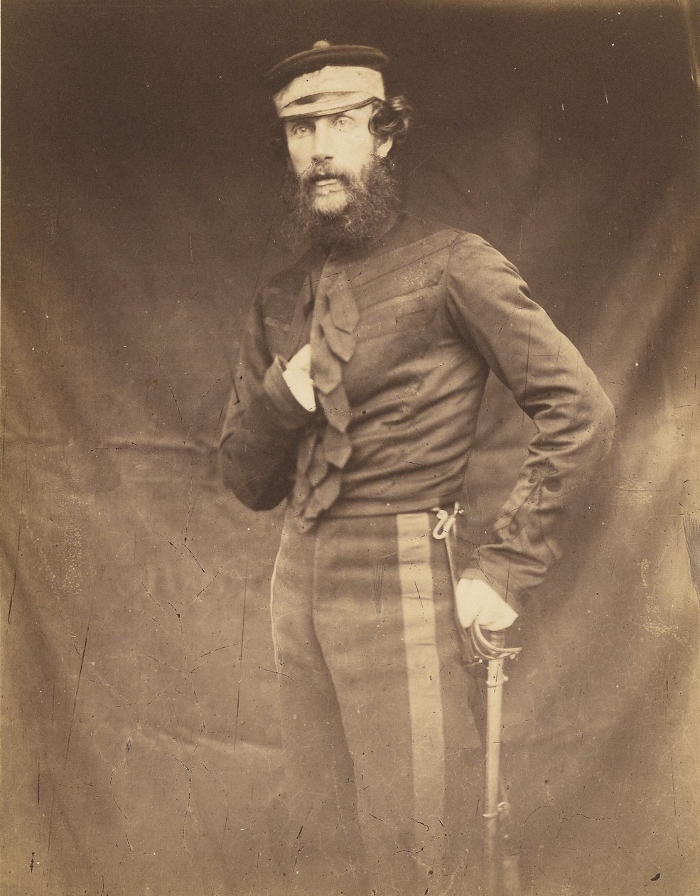Colonel Harding, commandant à Balaklava - Roger Fenton