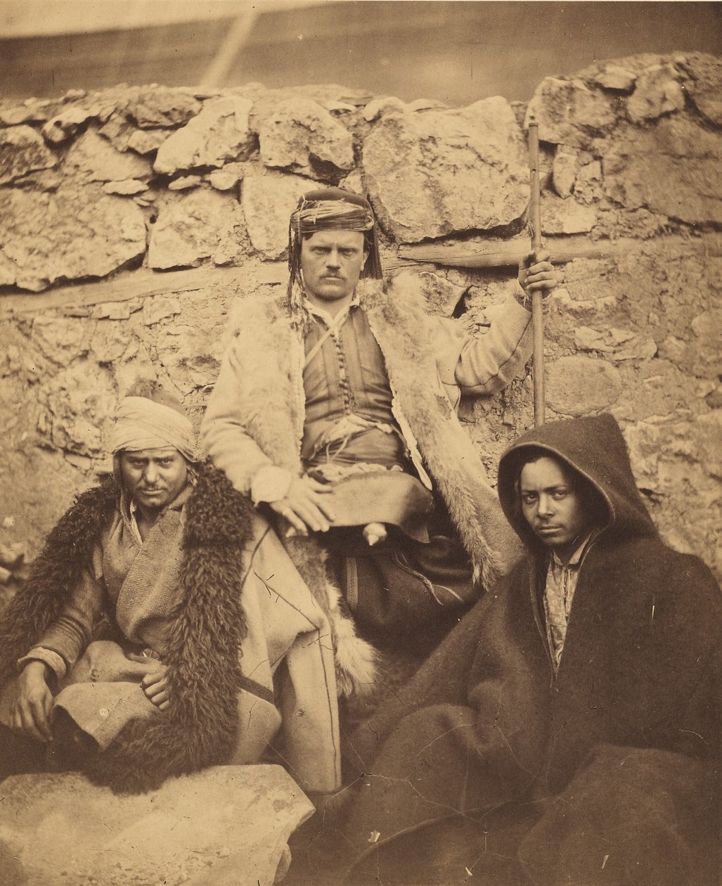 Groupe des chefs croates. - Roger Fenton