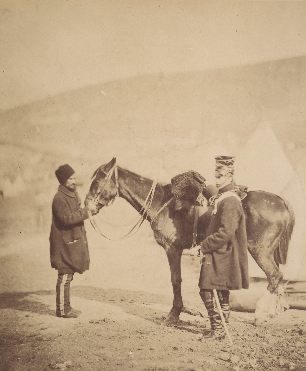 Major général A. H. King, 1855 - Roger Fenton
