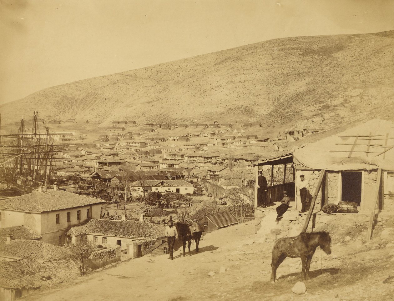La ville de Balaklava - Roger Fenton