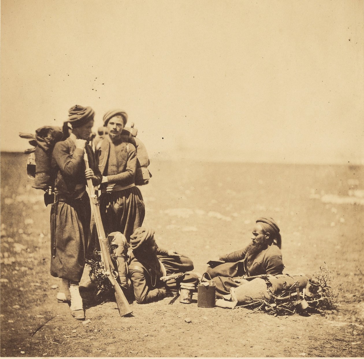 Zouaves. - Roger Fenton