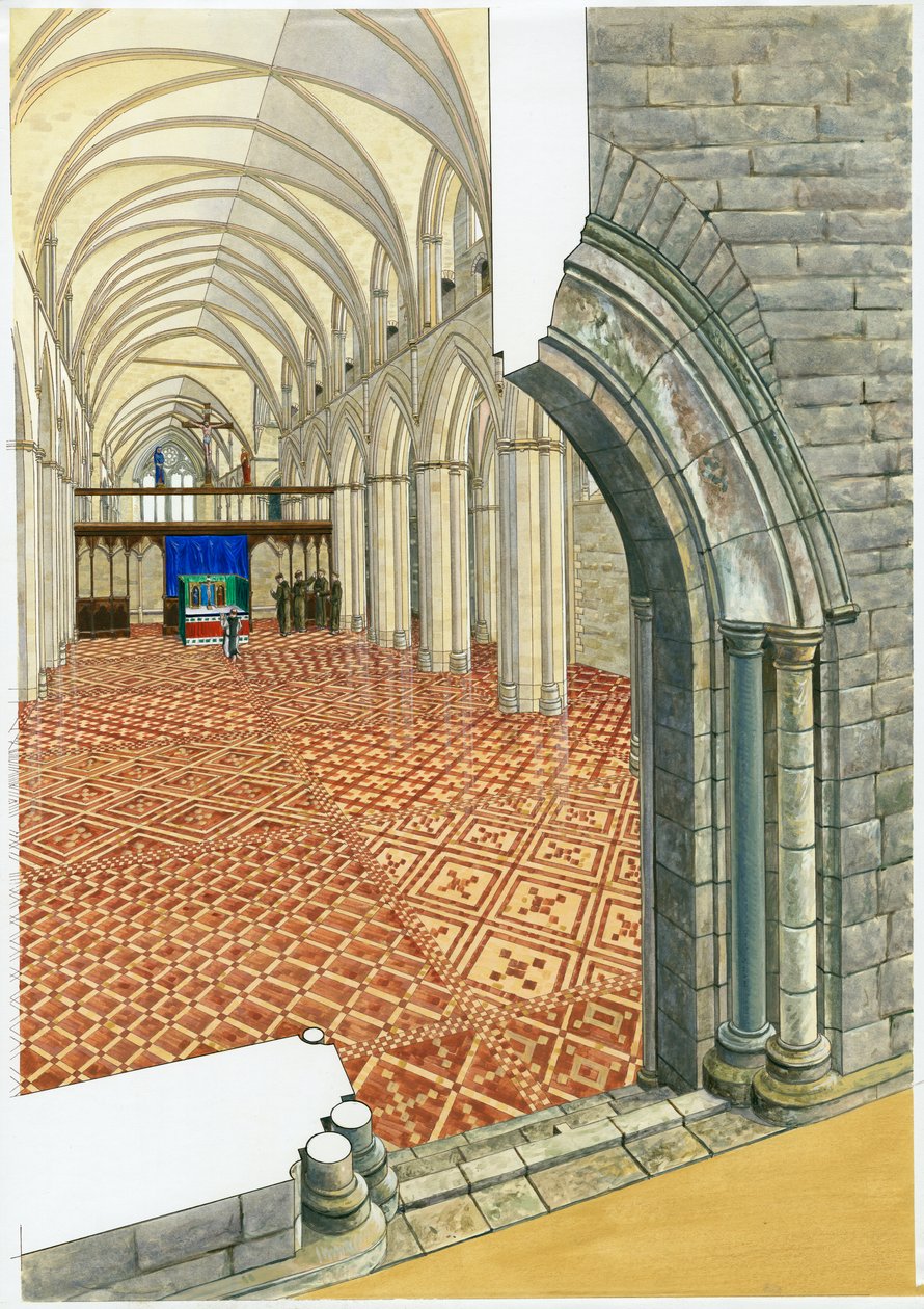 Abbaye de Netley, 14ème siècle, vers 1990-2010 - Roger Hutchins