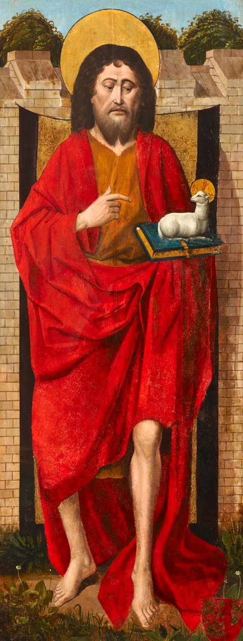 Saint Jean-Baptiste, panneau extérieur du triptyque de Weston, vers 1480 - Rogier van der Weyden