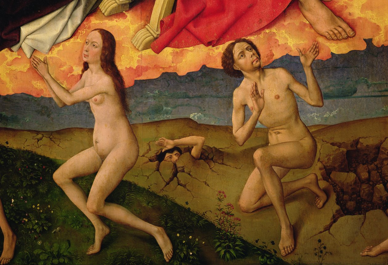 Le Jugement Dernier, détail de la résurrection des morts, c.1445-50 - Rogier van der Weyden