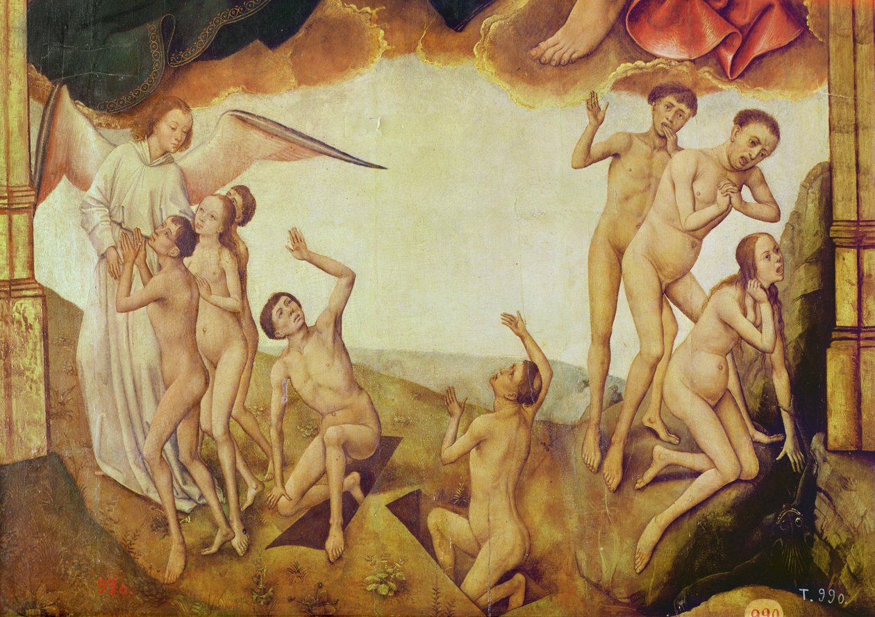 Triptyque de la Rédemption, panneau droit : le Jugement dernier, (détail) - Rogier van der Weyden