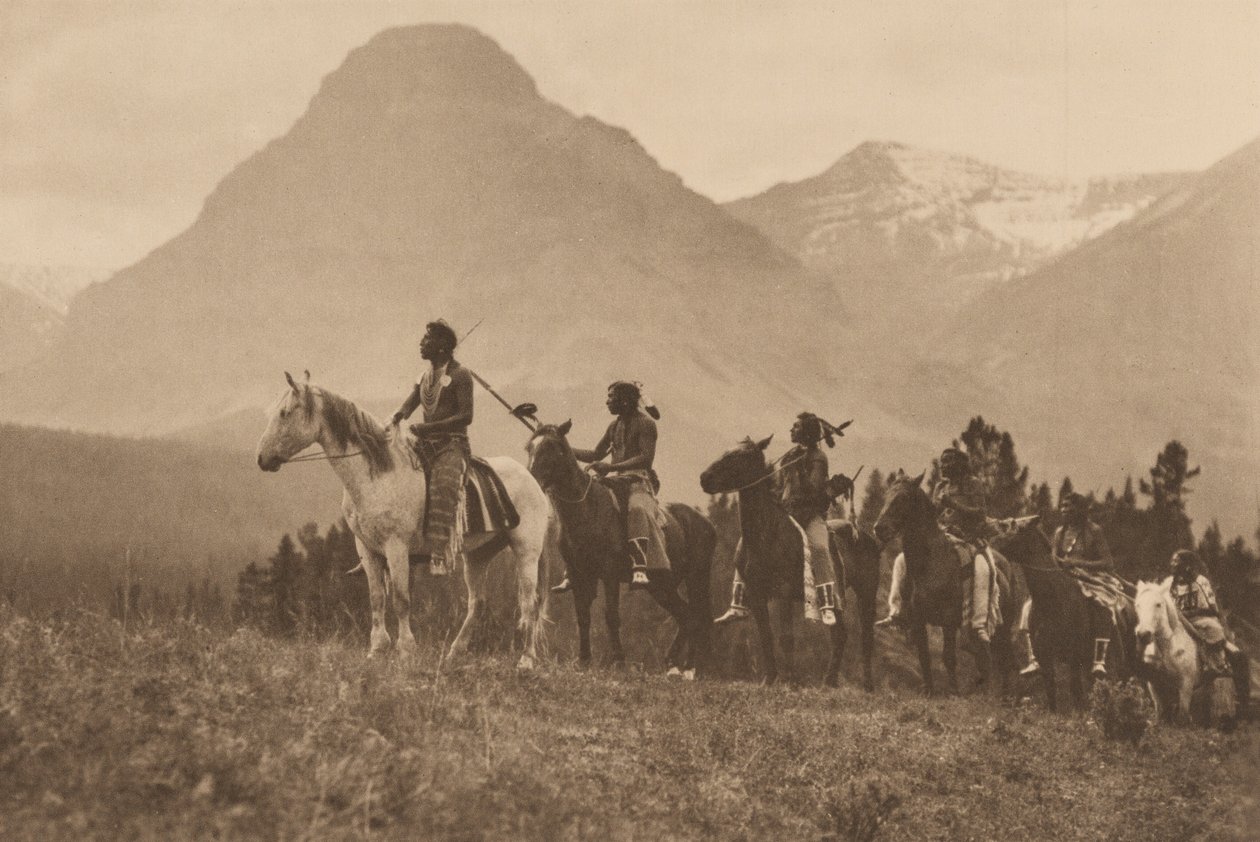 The Pass Finders, Piegan, Montana, 1913 (photo) - Roland W. Reed