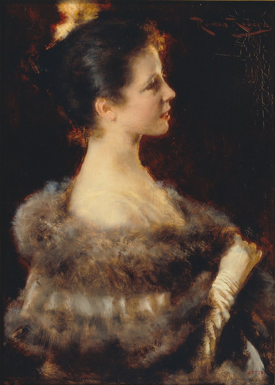 Femme en robe de soirée - Romà Ribera
