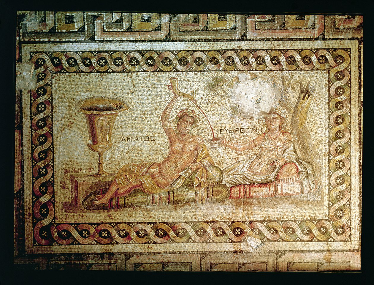 Akratos versant du vin, de Belkis ou Zeugma, sud-est de la Turquie - Roman