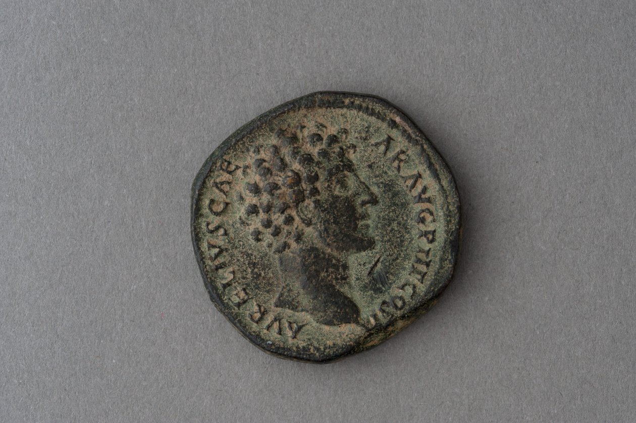 As de monnaie de Marc Aurèle (bronze) - Roman