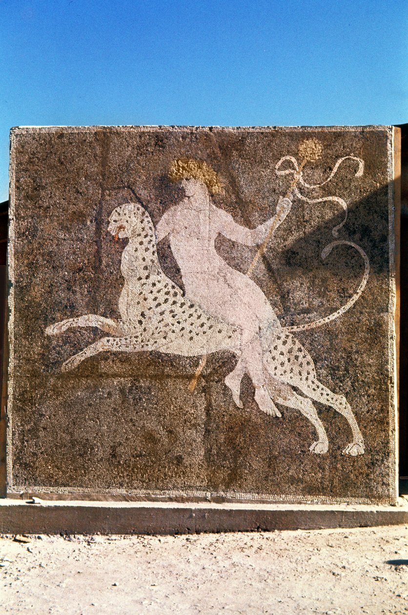 Bacchus chevauchant un léopard, 1er-2e siècle après J.-C. - Roman