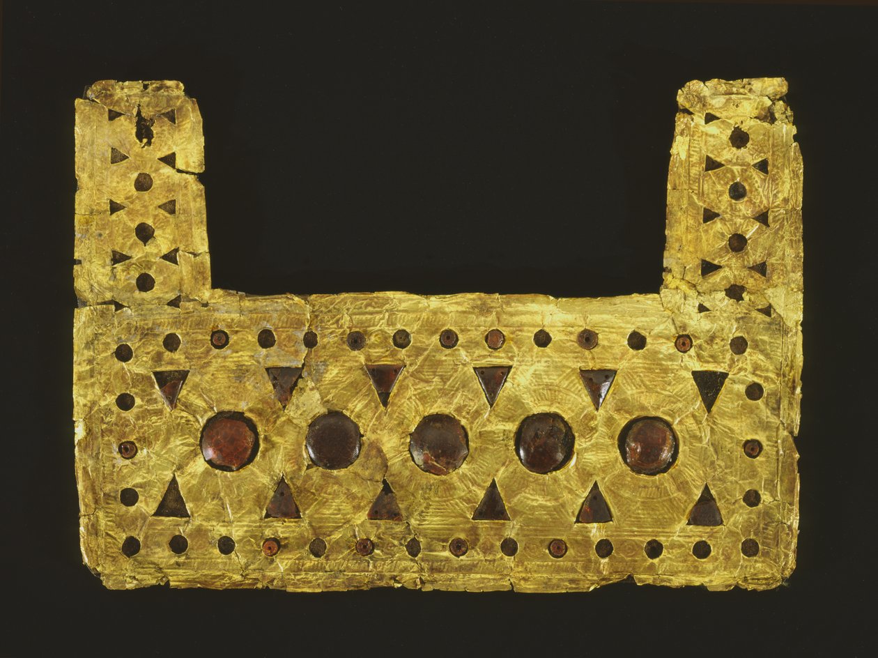 Cuirasse, de la tombe de Castlellani à Palestrina (or et ambre) - Roman