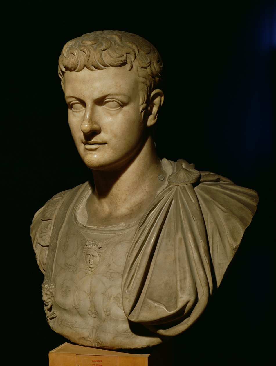 Buste de Caligula (12-41 après J.-C.) - Roman