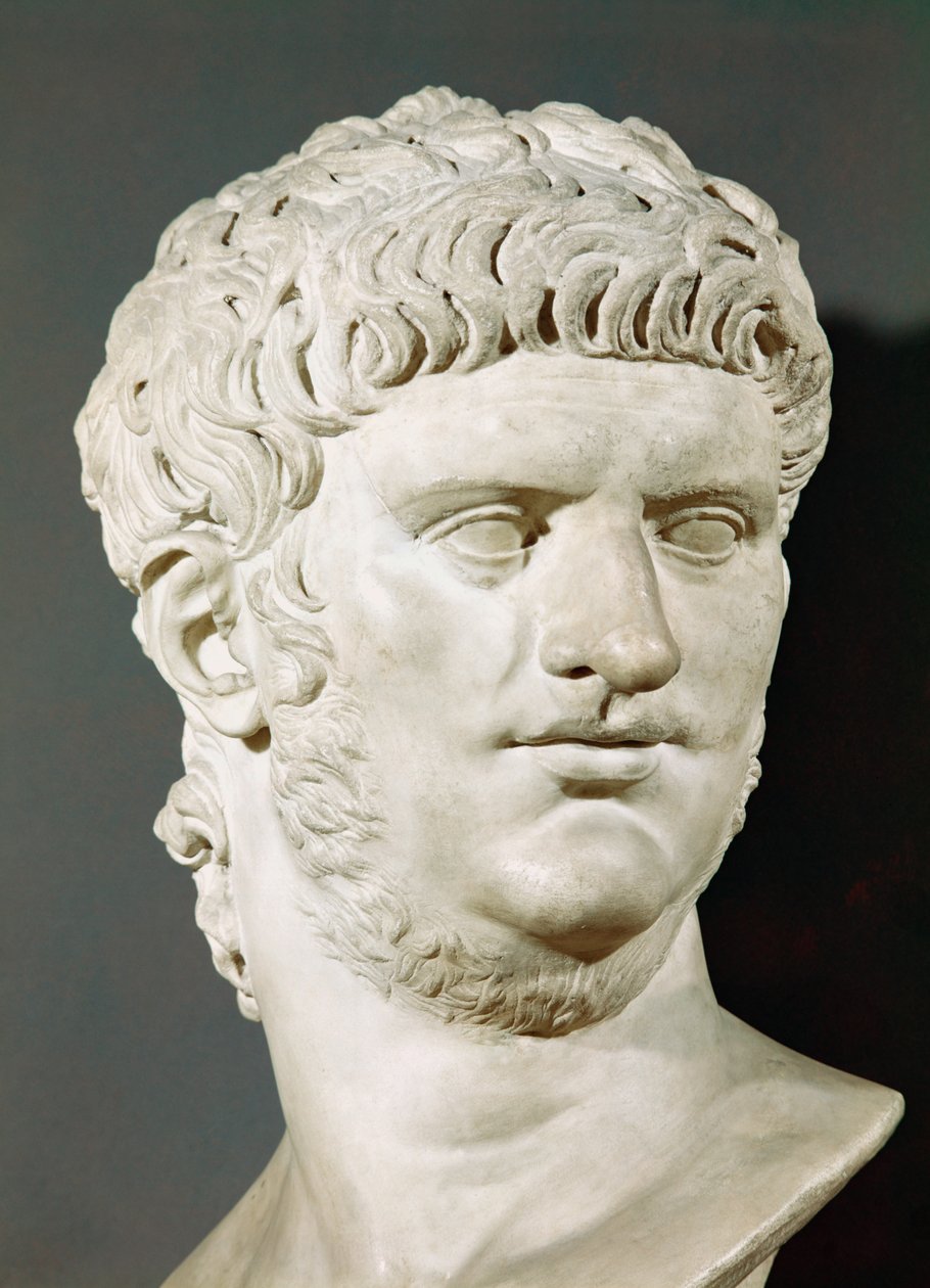 Buste de Néron (37-68 après J.-C.) - Roman