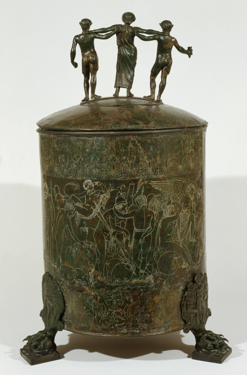 Cista Fioroni, Palestrina (bronze) - Roman
