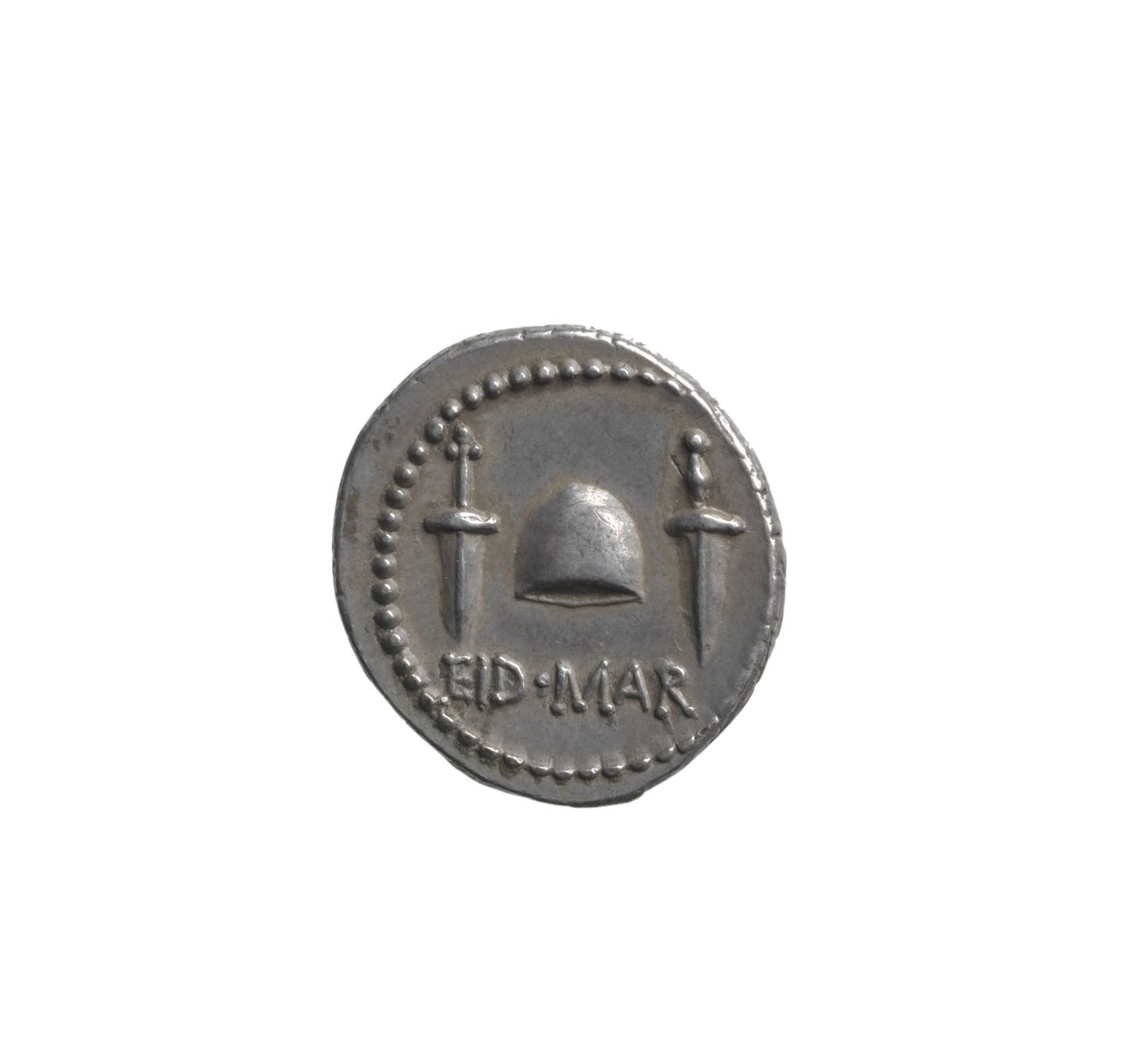 Denier représentant la tête de Brutus (argent) - Roman