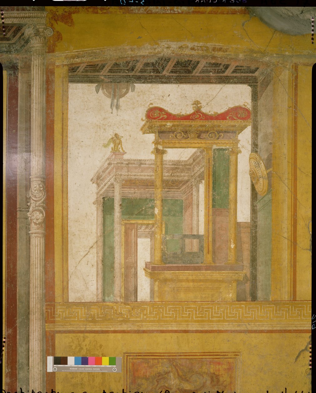 Architecture fantastique, de la Casa dei Vettii (Maison des Vettii) vers 50-79 après J.-C. - Roman